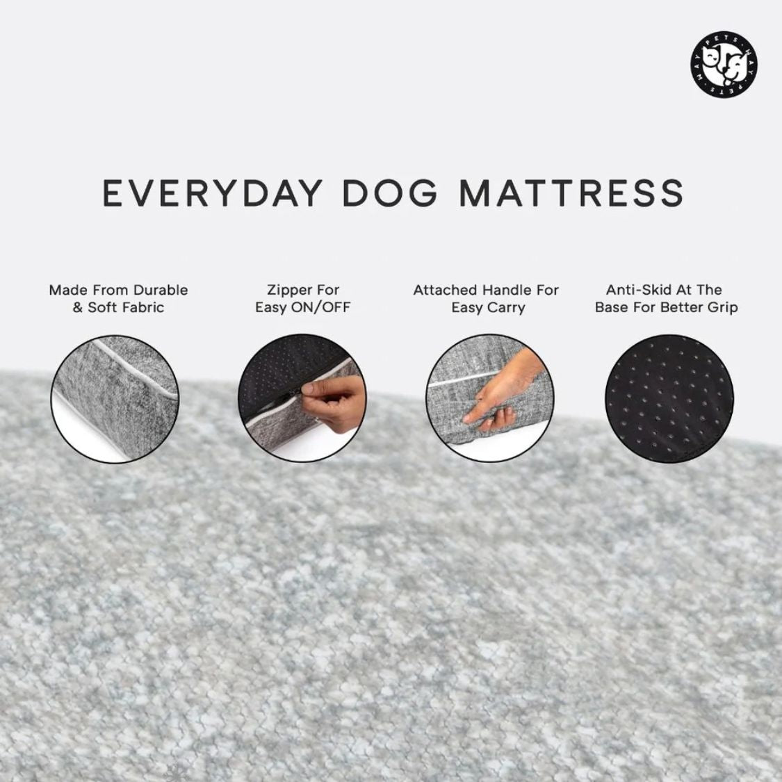 Dog Resting Mattress | Dog Comfort Mattress for All Breeds - Tana Bana Ocean