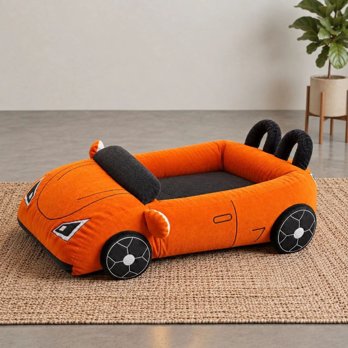Dog Bed Sports Car  | Puppy Comfort Bed Furr-ari for Small Breeds - Paw-sche