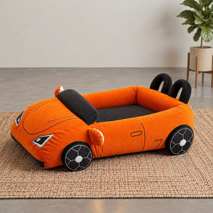 Dog Bed Sports Car  | Puppy Comfort Bed Furr-ari for Small Breeds - Paw-sche