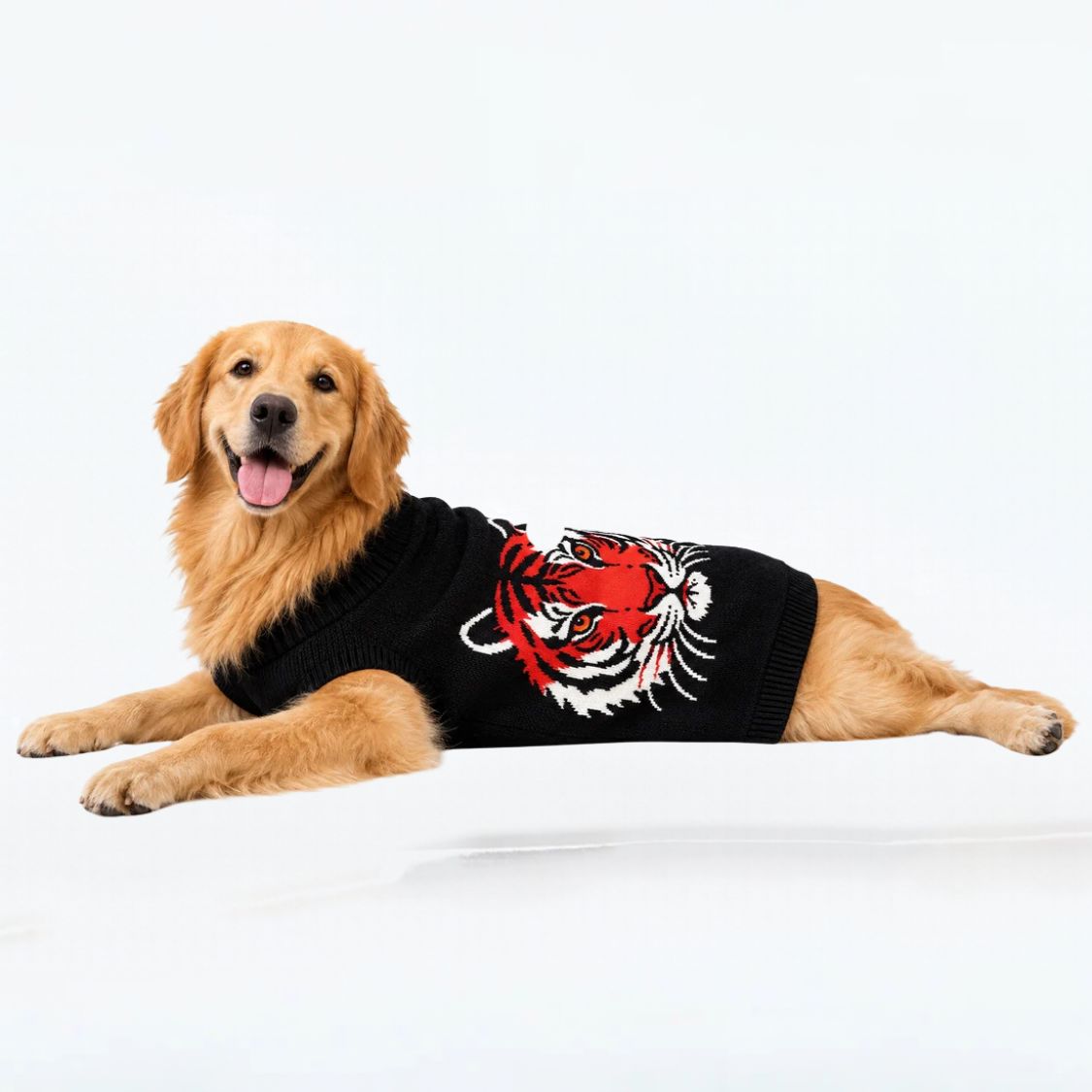 Dog Sweater | Dog Knitted Sweater with Soft Stretchable Lightweight - Black