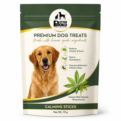 Dog Treats | Dog Anxiety Relief Treats with Hemp Oil and Chicken
