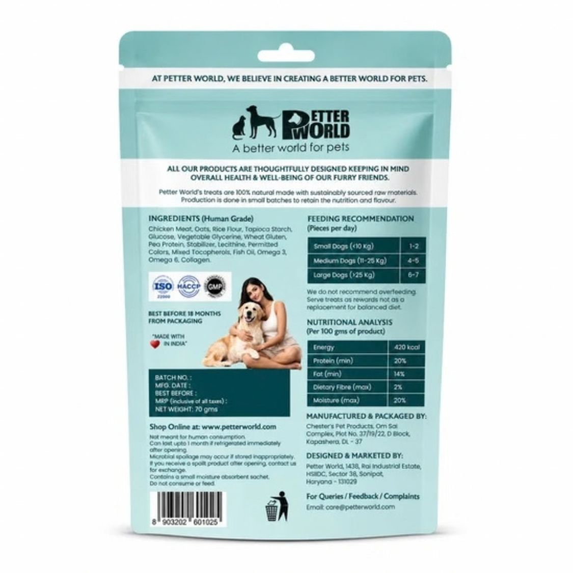 Dog Skin and Coat Treats | Dog Treats with Fish Oil and Collagen