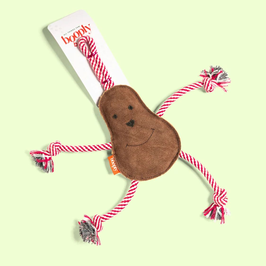 dog cocoa pear rope toy