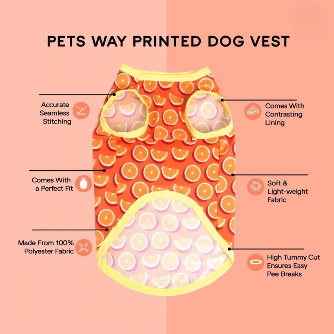 Dogs Tuff Vest | Ultimate Dog Lightweight Vest for Breathable Everyday Comfort