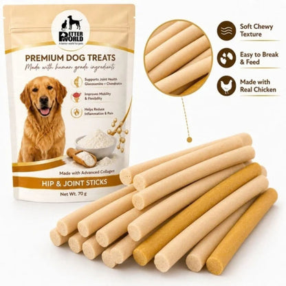 Dog Treat Gift Box | Dog Treats Hamper with Wellness Sticks and Jerky