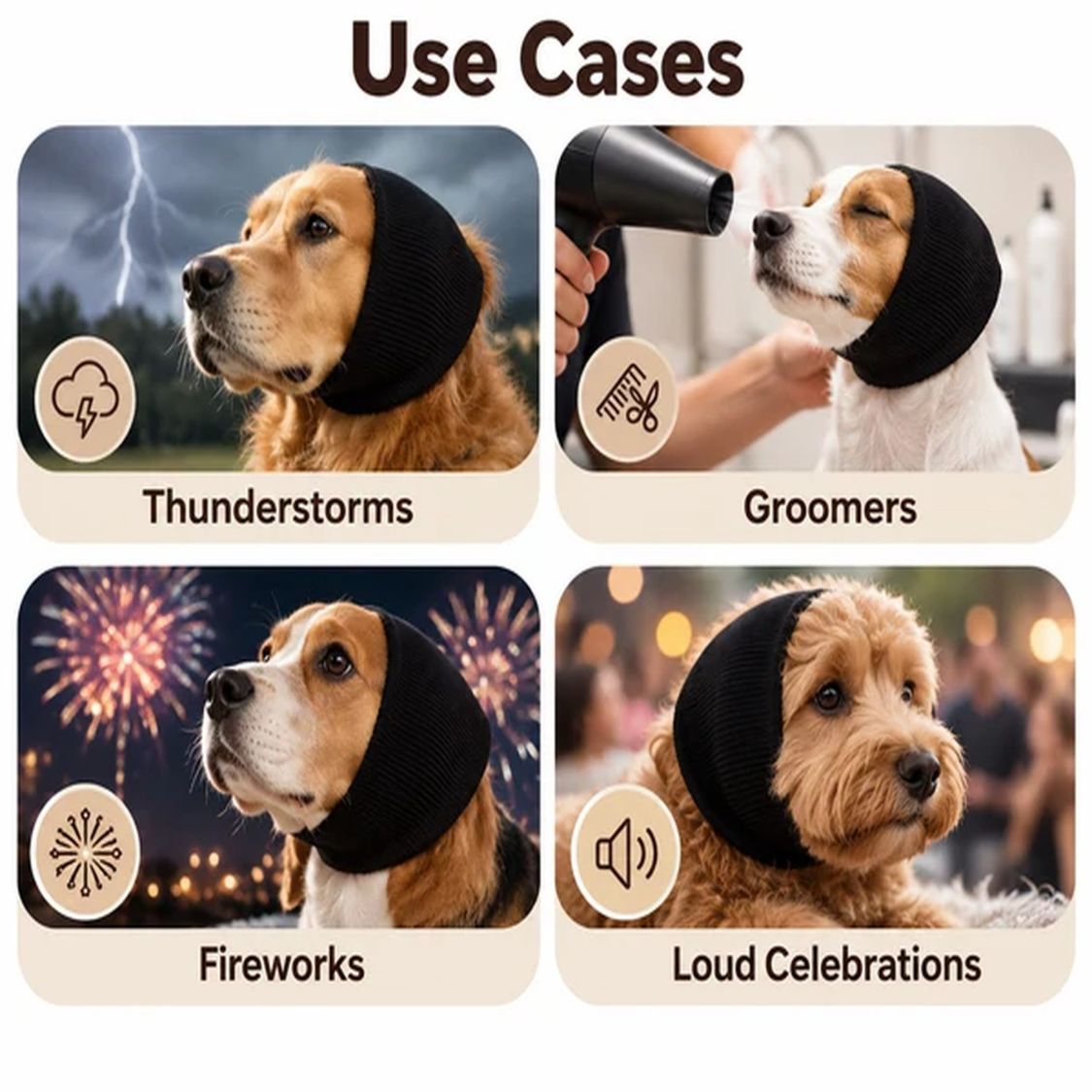 dog grooming ear muffs