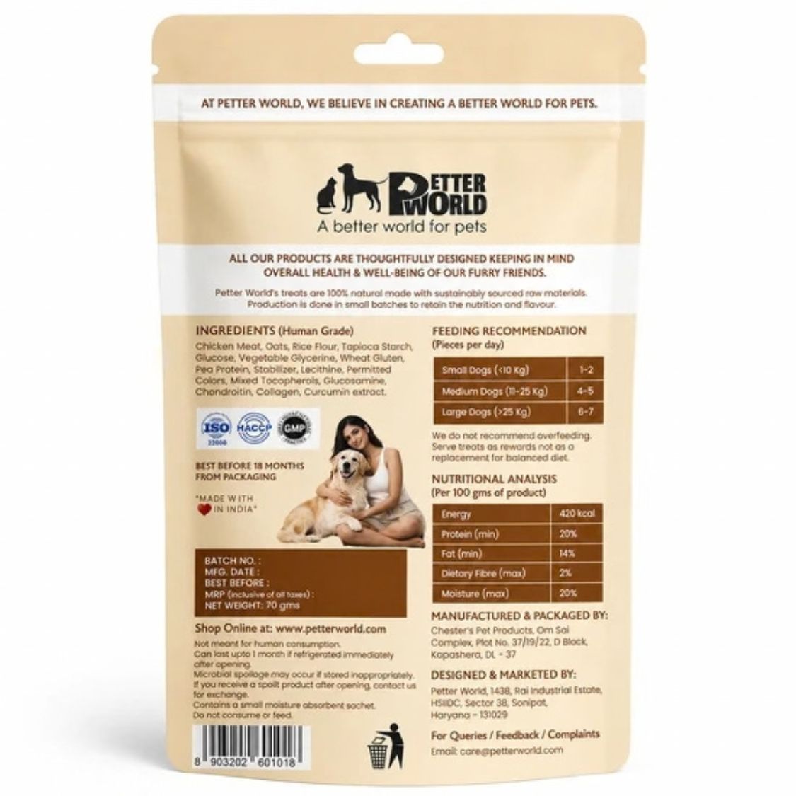 Dog Treats Joint Support | Dog Joint Supplement Sticks with Collagen