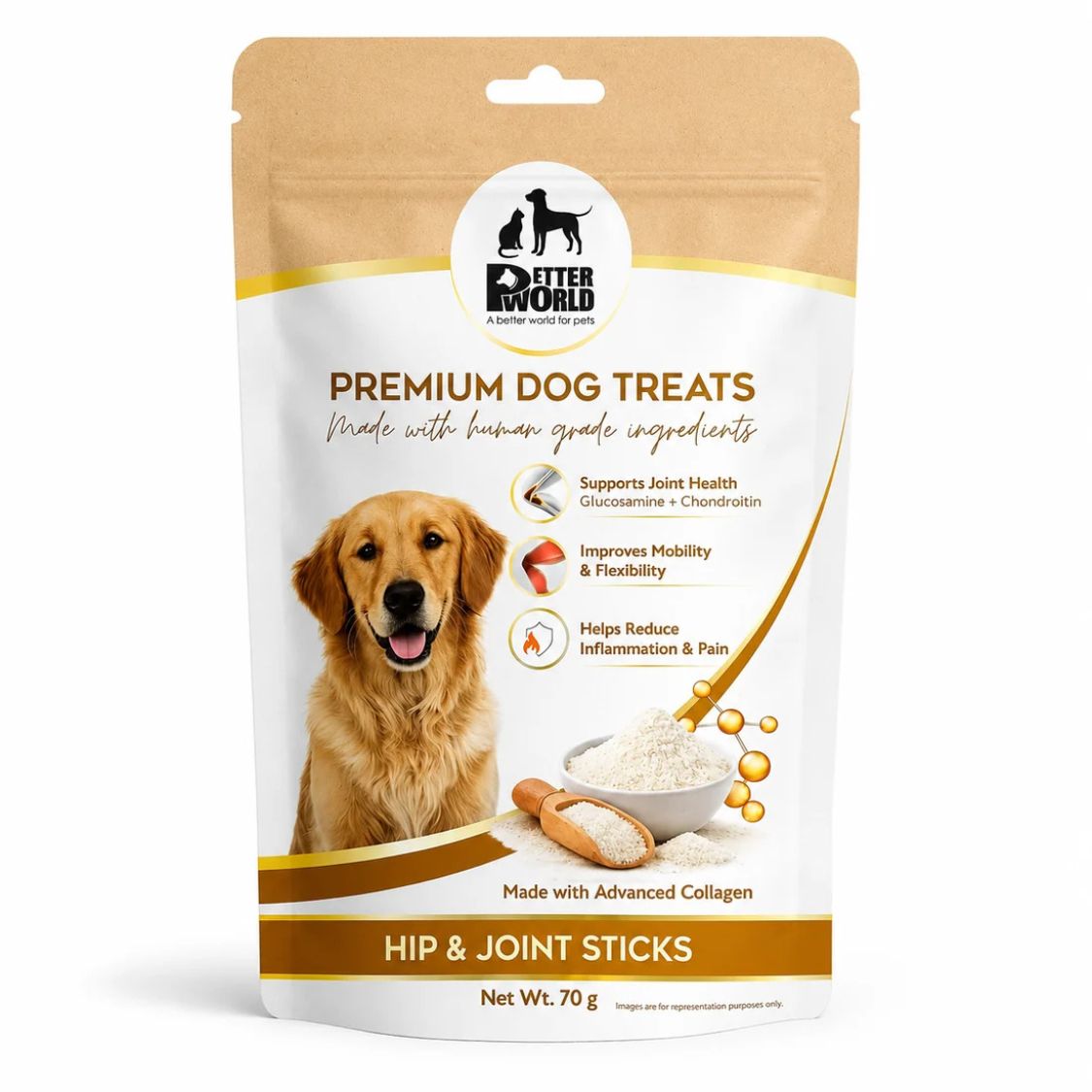 Dog Treats Joint Support | Dog Joint Supplement Sticks with Collagen