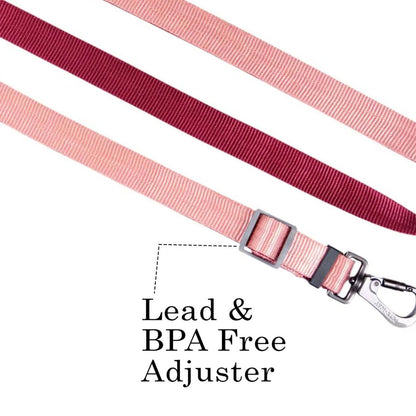 Dog Leash Flex 7-in-1 | Adjustable Dog Leash - Peach & Wine
