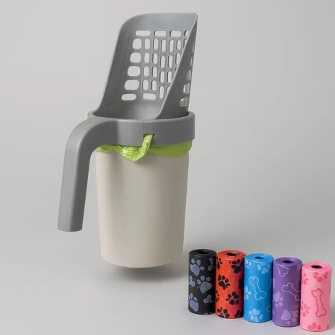Smart Scoop Dog Poop Scooper with Waste Bag Dispenser