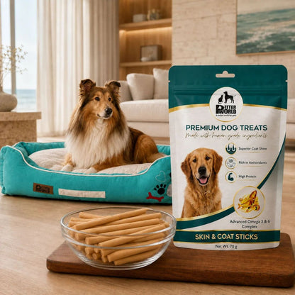 Dog Skin and Coat Treats | Dog Treats with Fish Oil and Collagen