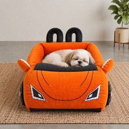 Dog Bed Sports Car  | Puppy Comfort Bed Furr-ari for Small Breeds - Paw-sche