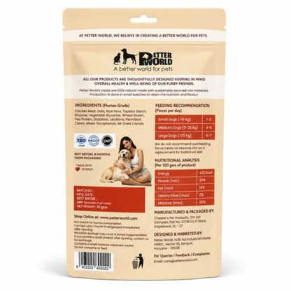 Dog Treats | Dog Snacks Gourmet Chicken with Air-Dried Carrot 70g