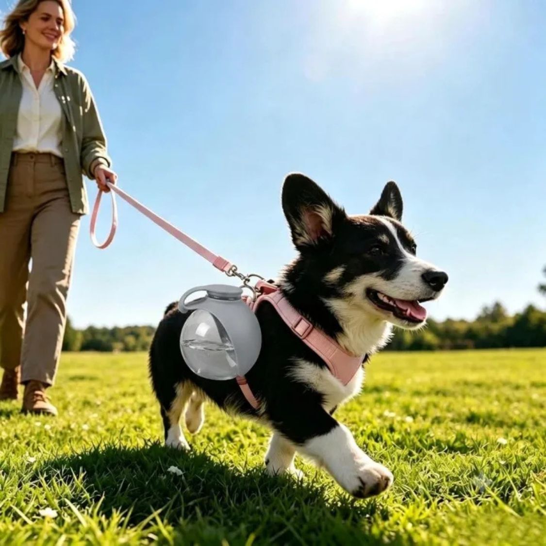 Dog Water Bottle | Portable Dog Water Bottle for Walks & Travel