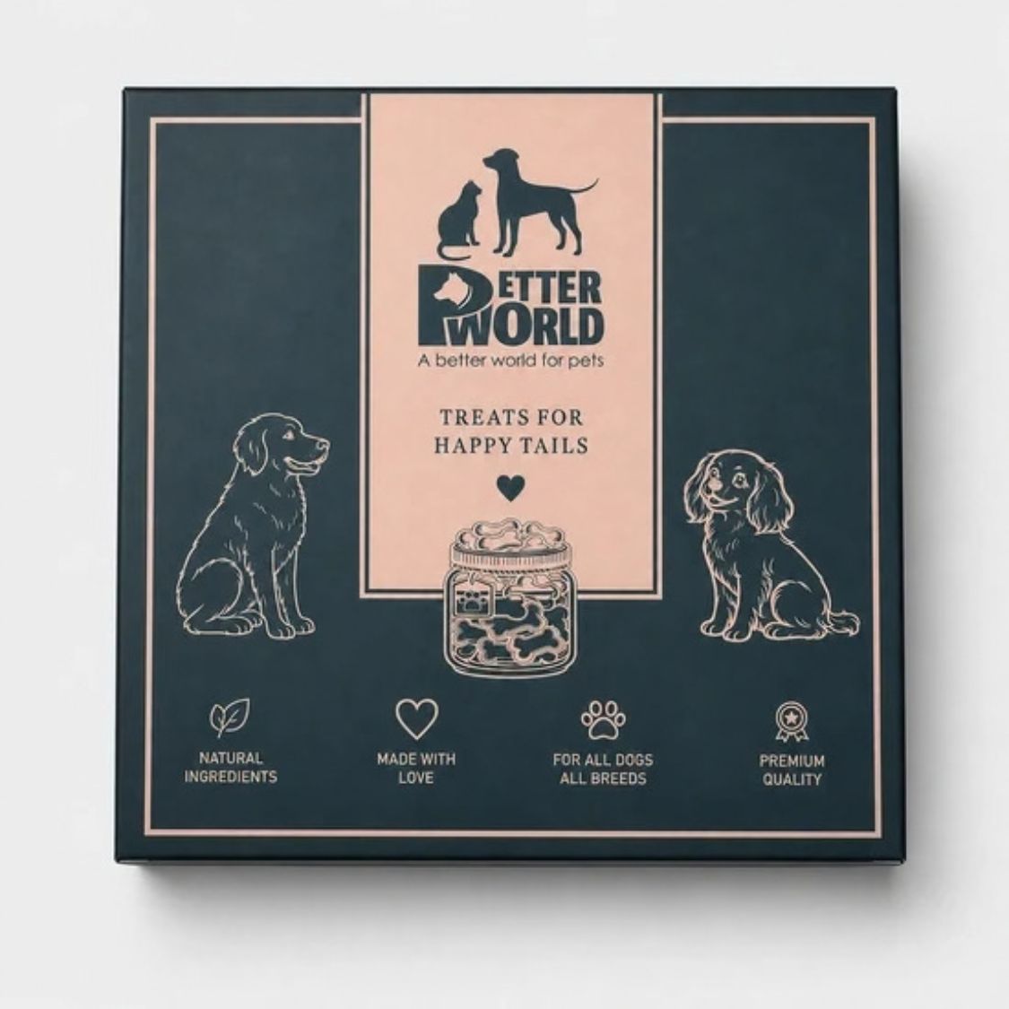 Dog Treat Gift Box | Dog Treats Hamper with Wellness Sticks and Jerky