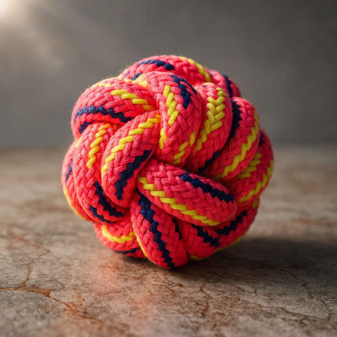 Ball Rope Toy For Dogs (1 pcs)