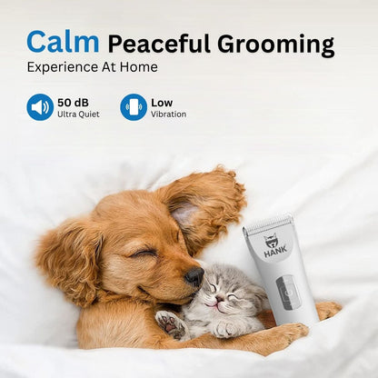 HANK Pet Hair Trimmer With LCD Display, Type C Charging | Suitable for All Breeds