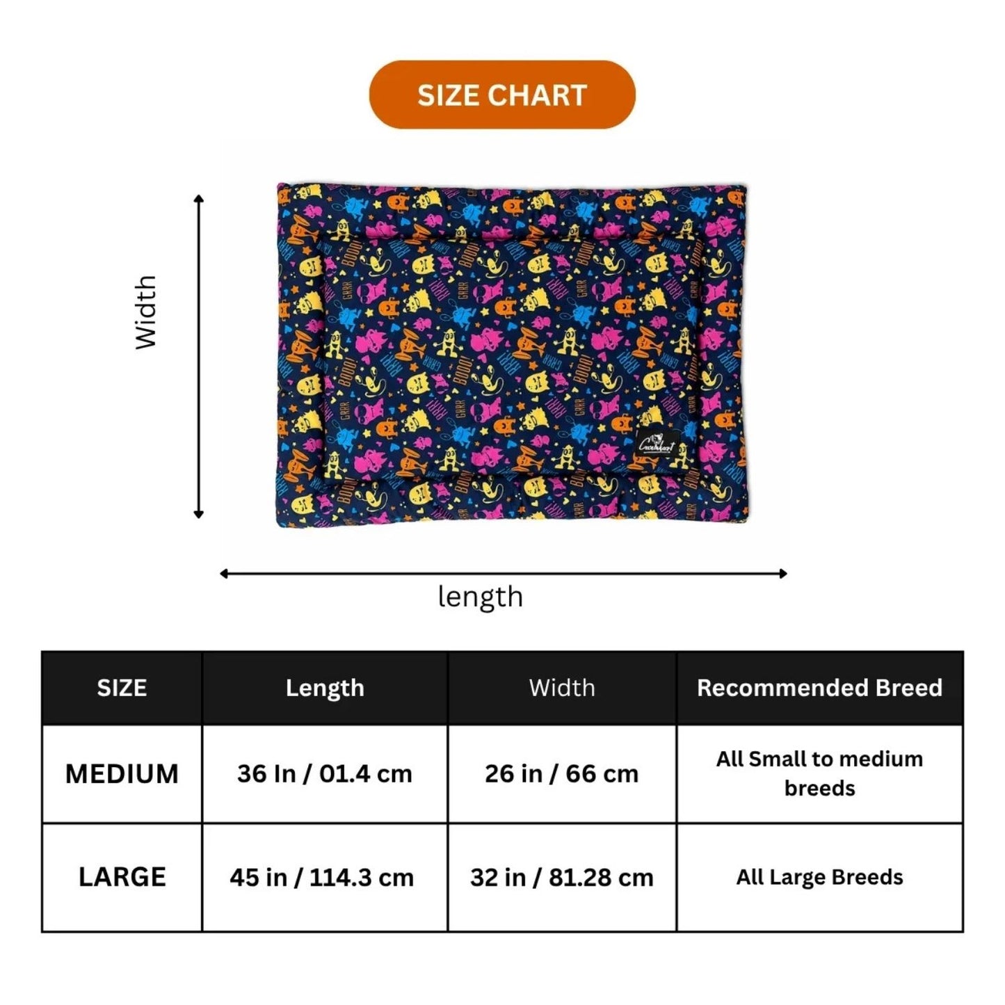 Padded Dog Resting Mat | Soft, Comfortable & Cozy Pet Sleeping Mat