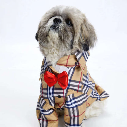 Classic Burberry Dog Clothes Shirt – Timeless Style & Daily Comfort