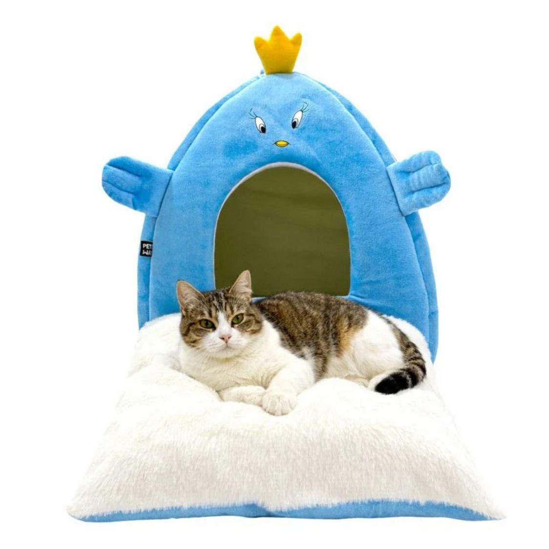 foldable cat house bed and cushion