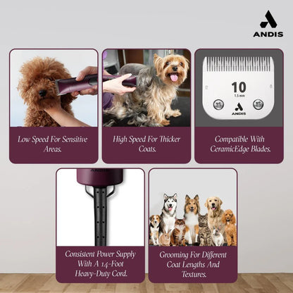 Andis AGC Super 2 Brushless Pet Clipper | Professional Dog Grooming Clipper
