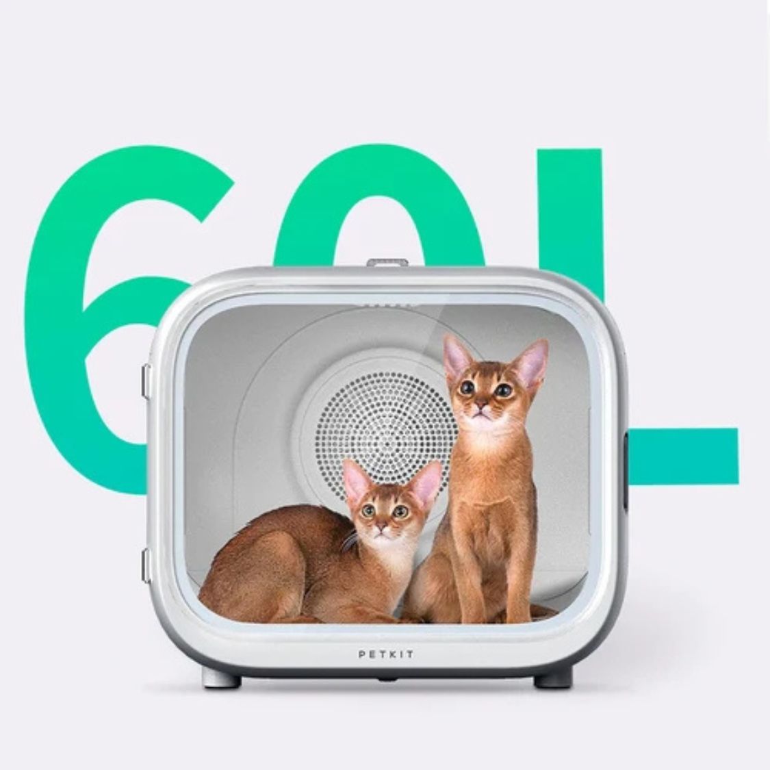 Pet Dryer Box for Cats & Small Dogs | Ultra-Quiet 360° Hands-Free Grooming Dryer