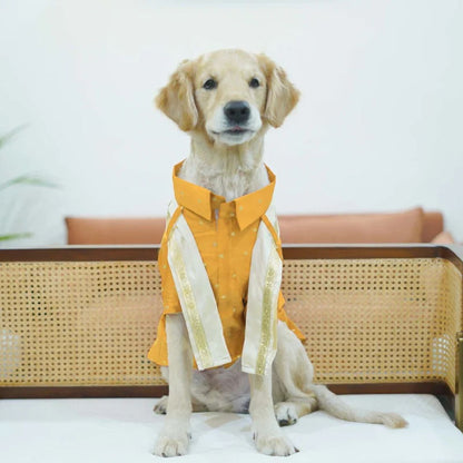 Dog Kurta Combo | Soft Cotton Ethnic Pet Wear | Festive Dog Clothes