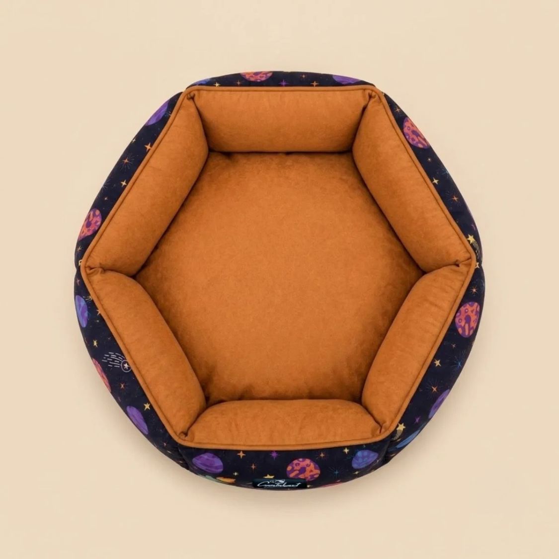Washable Dog Bed with Raised Sides | Soft Cushioned Pet Bed for Dogs & Puppies