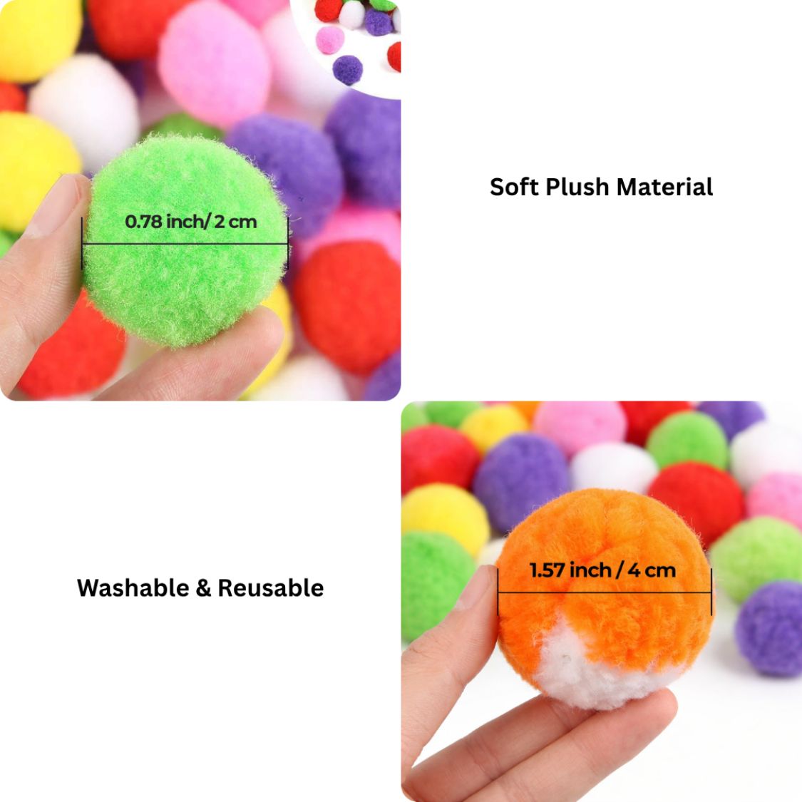 Cat Play Balls | Soft Interactive Toys for Indoor Cats & Kittens