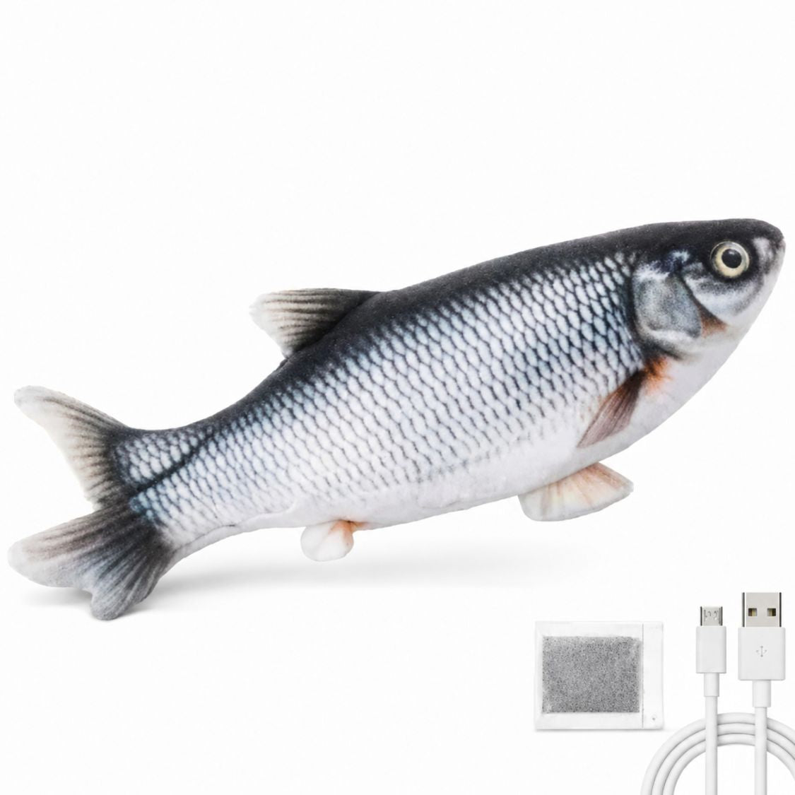 Flopping Fish Cat Toy | Rechargeable Interactive Indoor Cat Toy