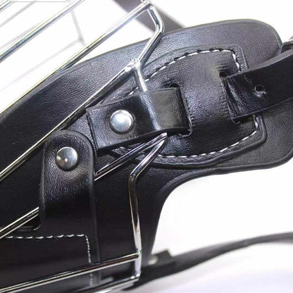 Dog Muzzle Wire Basket | Durable Iron with Leather Strap