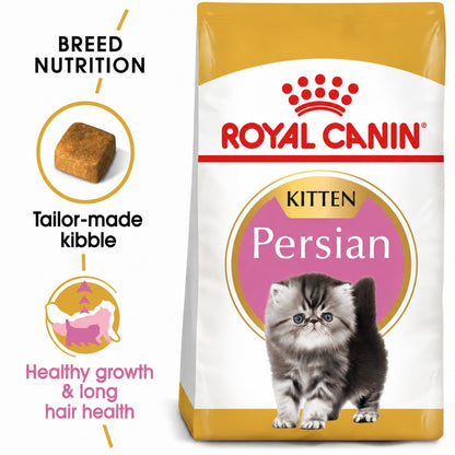 Kitten Food | Dry Kitten Food for Persian Kittens with Long Hair & Digestive Support