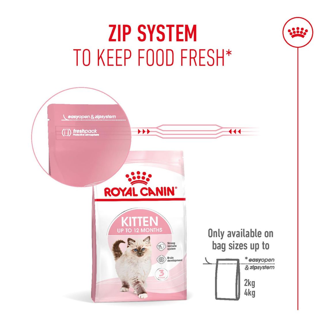 Kitten Food | Dry Kitten Food with DHA Prebiotics & Antioxidants for Growing Cats