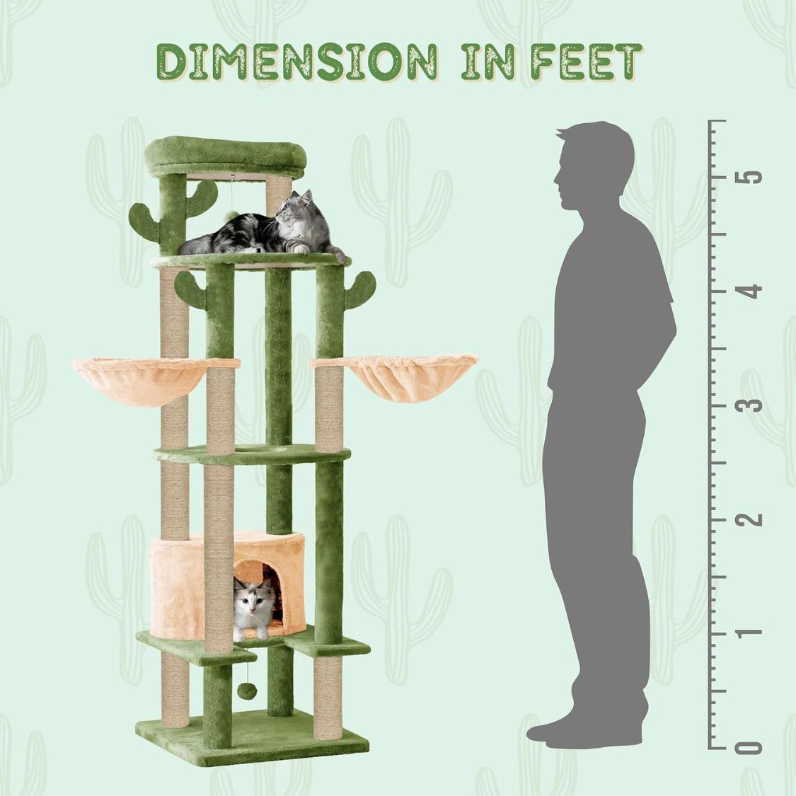 Cat Activity Tree | Multi Level Tower with Scratching Posts