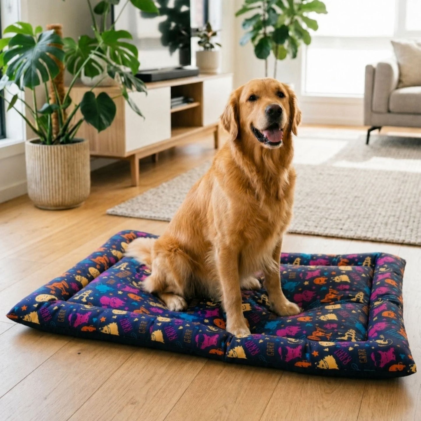 Padded Dog Resting Mat | Soft, Comfortable & Cozy Pet Sleeping Mat