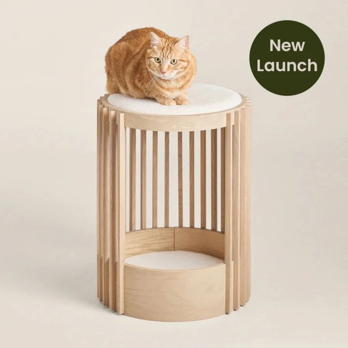 wooden cat perch