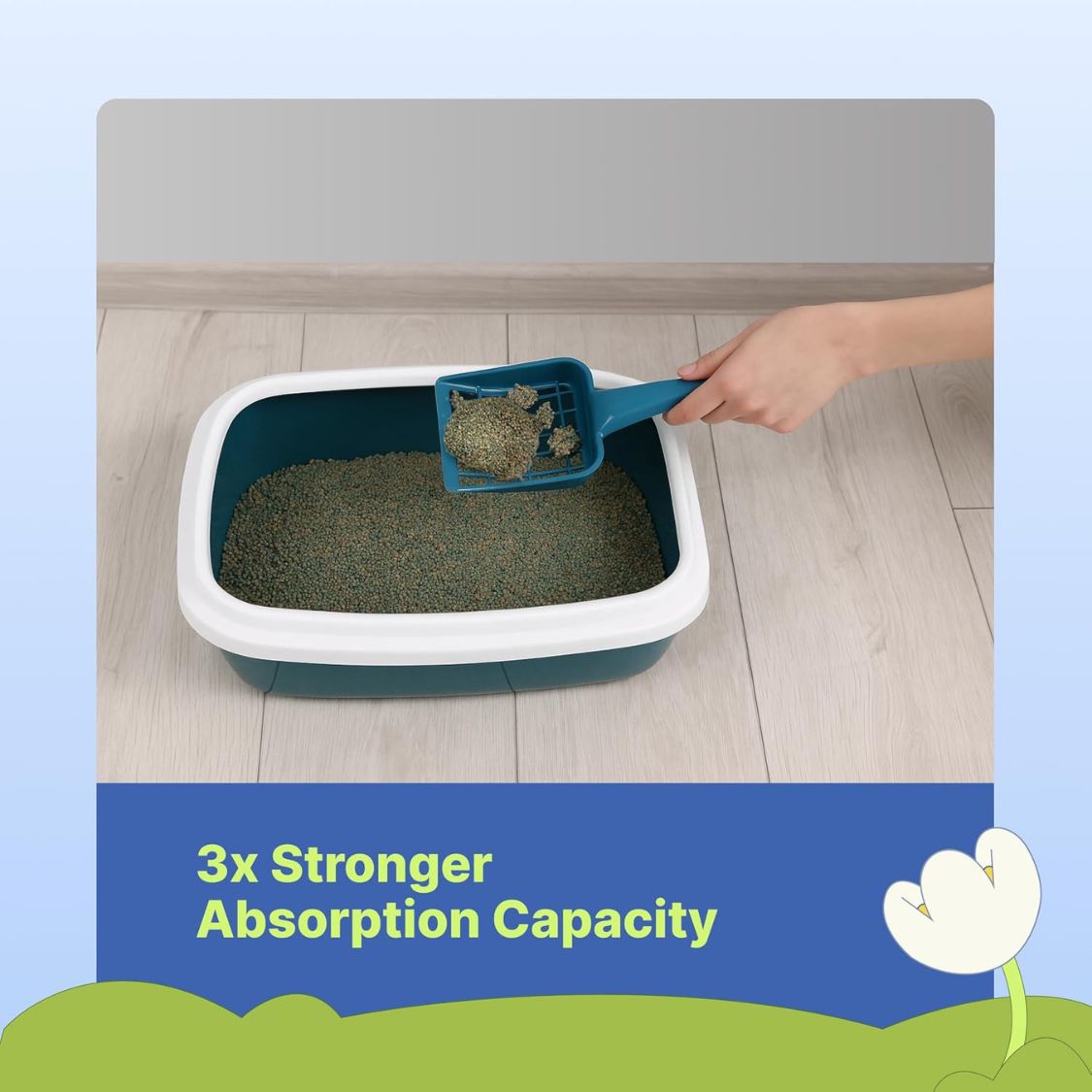 Cat Litter Sand 5kg | Natural Bentonite Clumping Litter | High Absorption & Odour Control