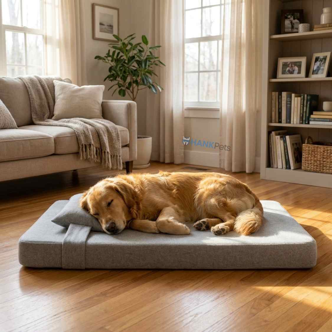 Orthopedic Dog Bed for Large Pets | Thick Foam Summer Bed