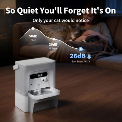 Pet Water Fountain | Pet Drinking Fountain with AI Camera for cats and small-breed dogs