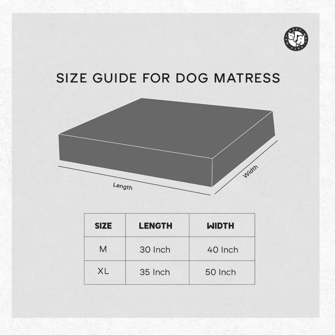 Dog Resting Mattress | Dog Comfort Mattress for All Breeds - Tana Bana Ocean