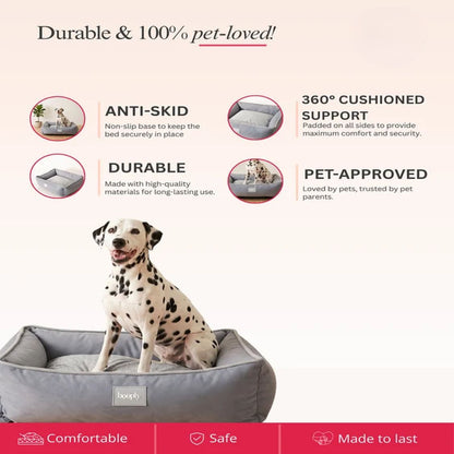 Dog Bed | Pet Bed for Puppies & Adult Dogs for Indoor Rest