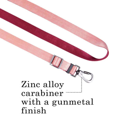Dog Leash Flex 7-in-1 | Adjustable Dog Leash - Peach & Wine