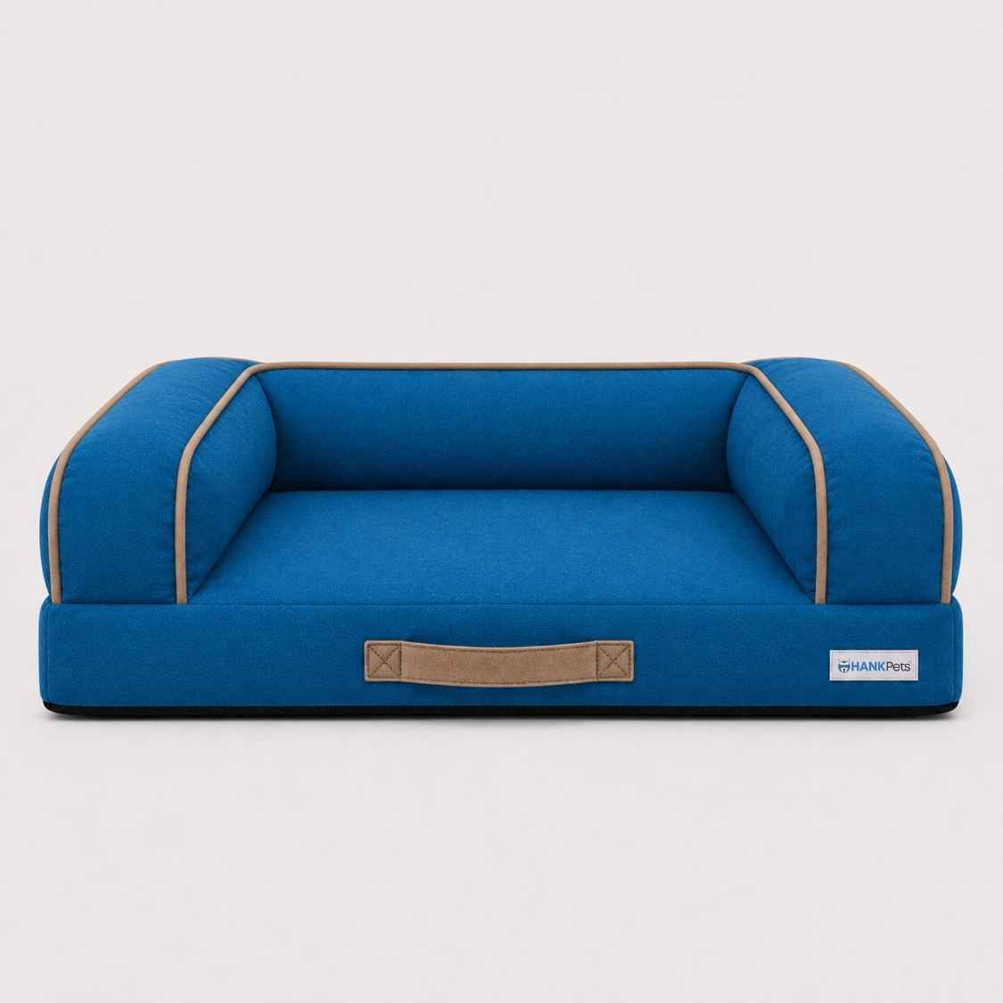 HANK CloudRest Dog Bed – Orthopedic Dog Sofa Bed, Washable & Anti-Slip Pet Bed(Blue)