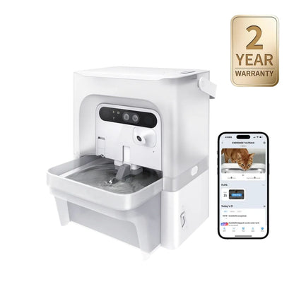 Pet Water Fountain | Pet Drinking Fountain with AI Camera for cats and small-breed dogs