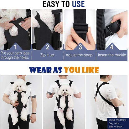 Pet Carrier Backpack for Travel | Breathable & Comfortable Pet Backpack