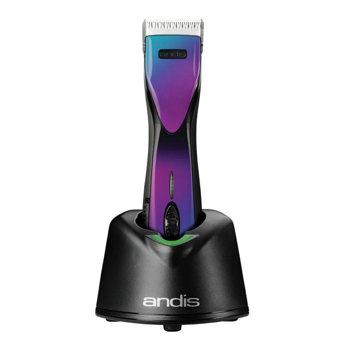 Andis Pulse ZR II Purple Galaxy Pet Clipper | Rechargeable Cordless Grooming Clipper