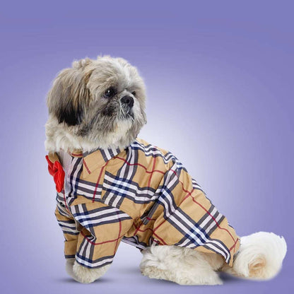 Classic Burberry Dog Clothes Shirt – Timeless Style & Daily Comfort
