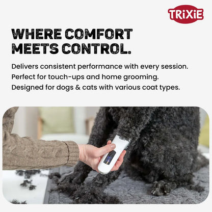 Trixie TR1600 Cordless Dog Clipper - Professional Pet Grooming Trimmer
