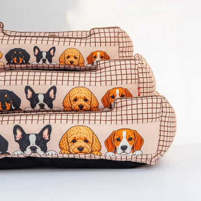 Dog Bed Orthopedic Soft Cushioned | Pet Bed for Indoor Rest Sleep