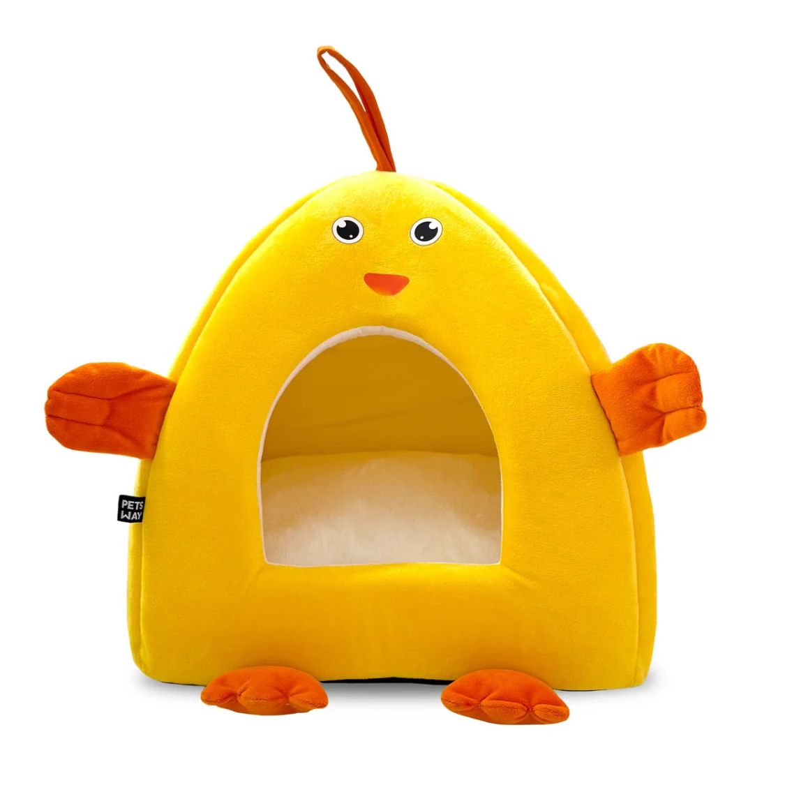 plush duck cat cave